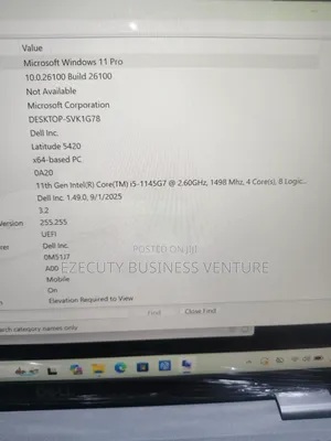 Laptop Dell Latitude 5420 16GB Intel Core i5 SSD 256GB