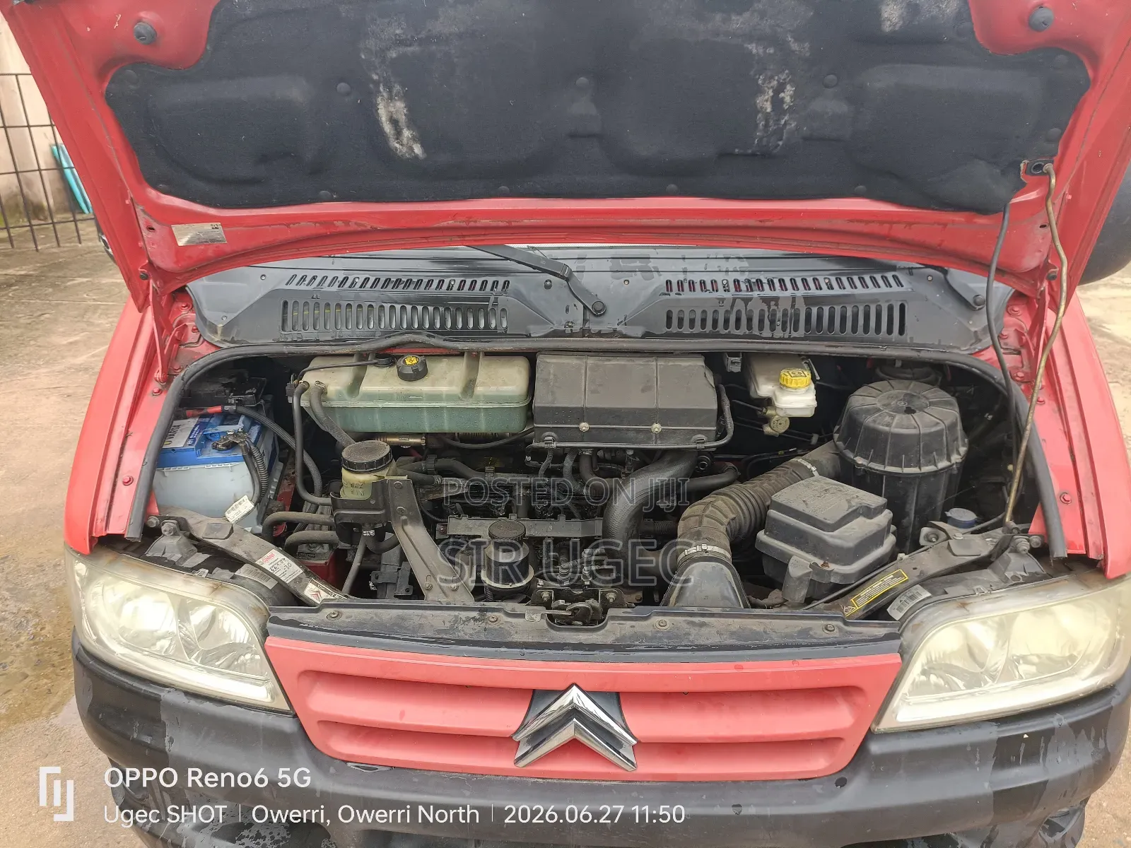 Citroen Jumper 2012 Red