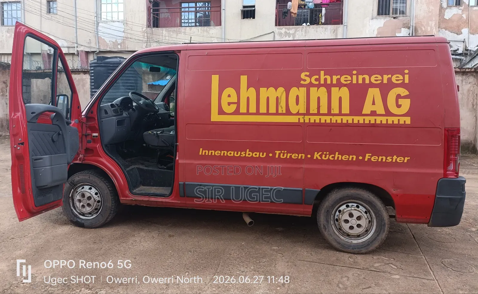 Citroen Jumper 2012 Red