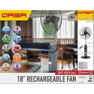 Qasa 18" Jazz Rechargeable Fan (Model QRF-8918