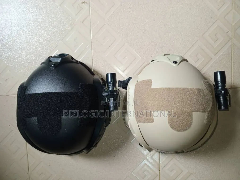 Abs Tactical Helmet With Torch Light