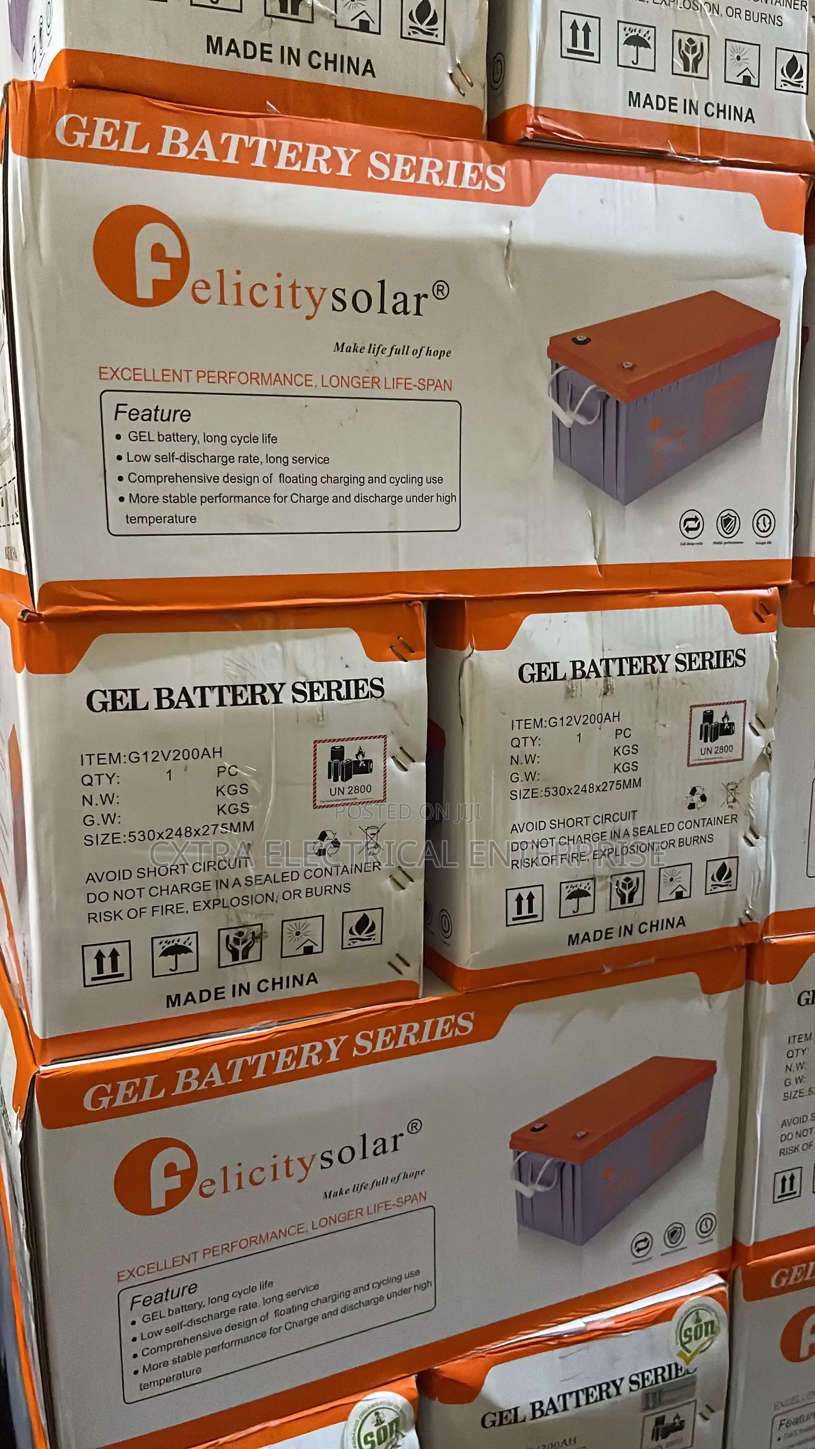 200ah Felicity Dry Cell Battery