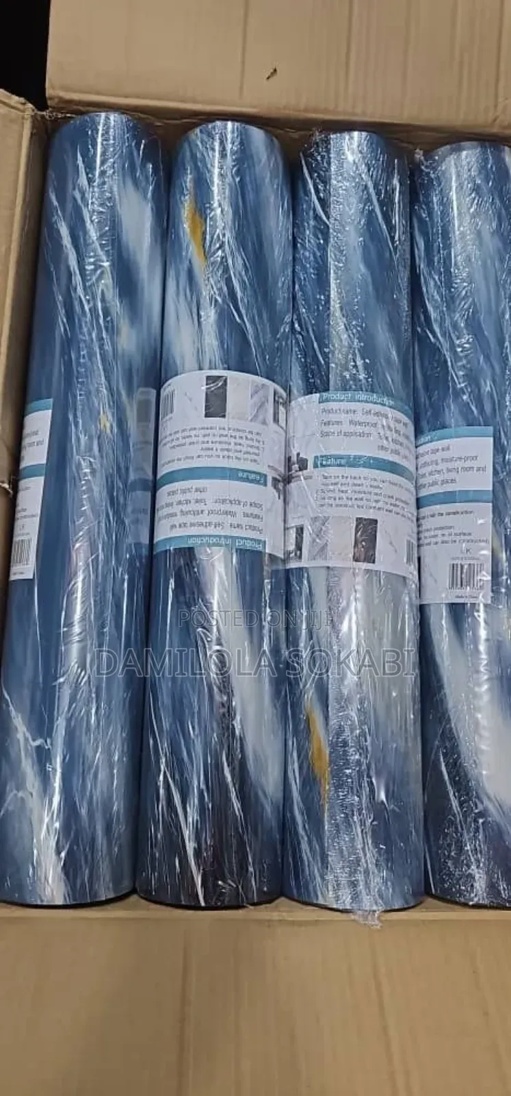 Good Quality Original Marble Wall Paper Size 60cmx3m