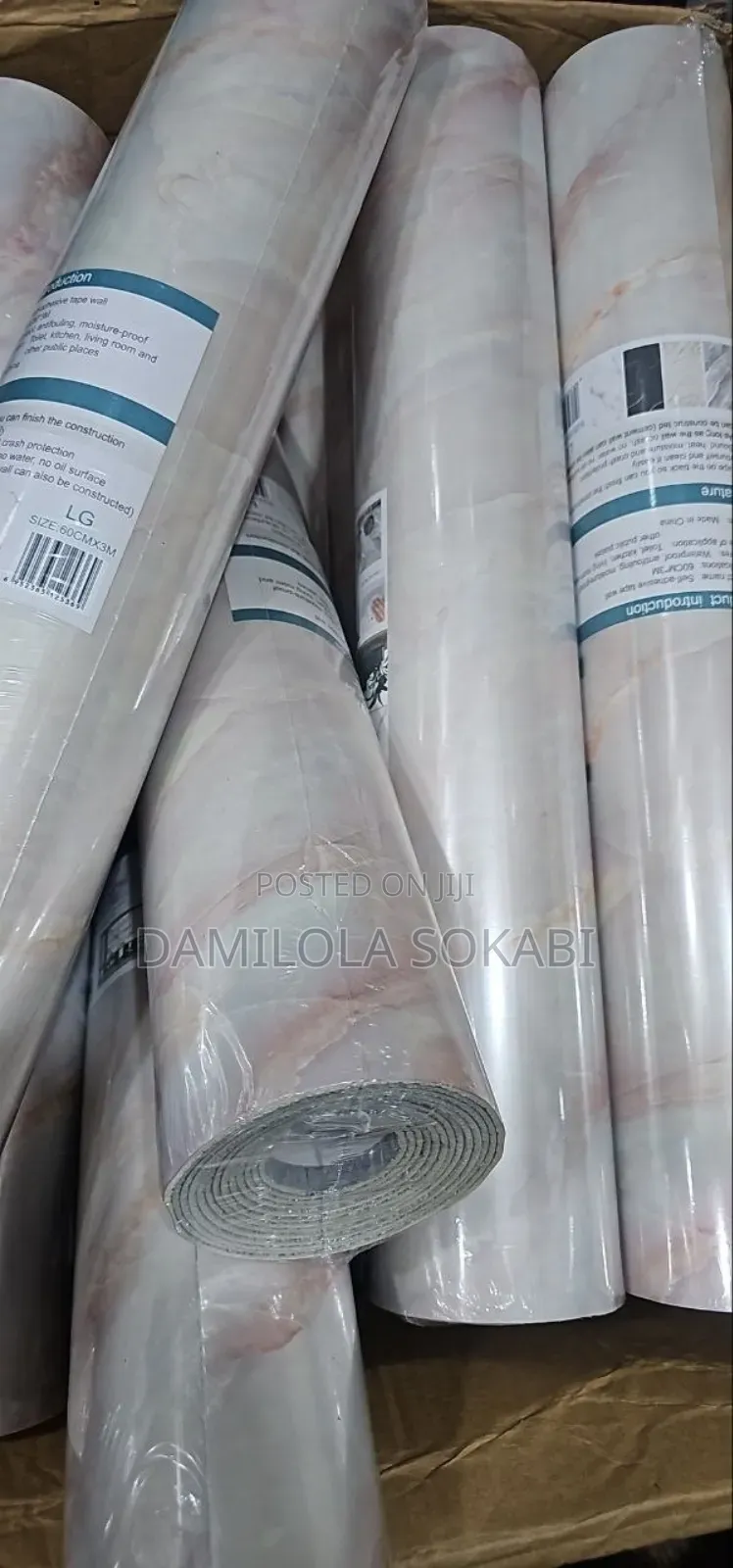 Good Quality Original Marble Wall Paper Size 60cmx3m