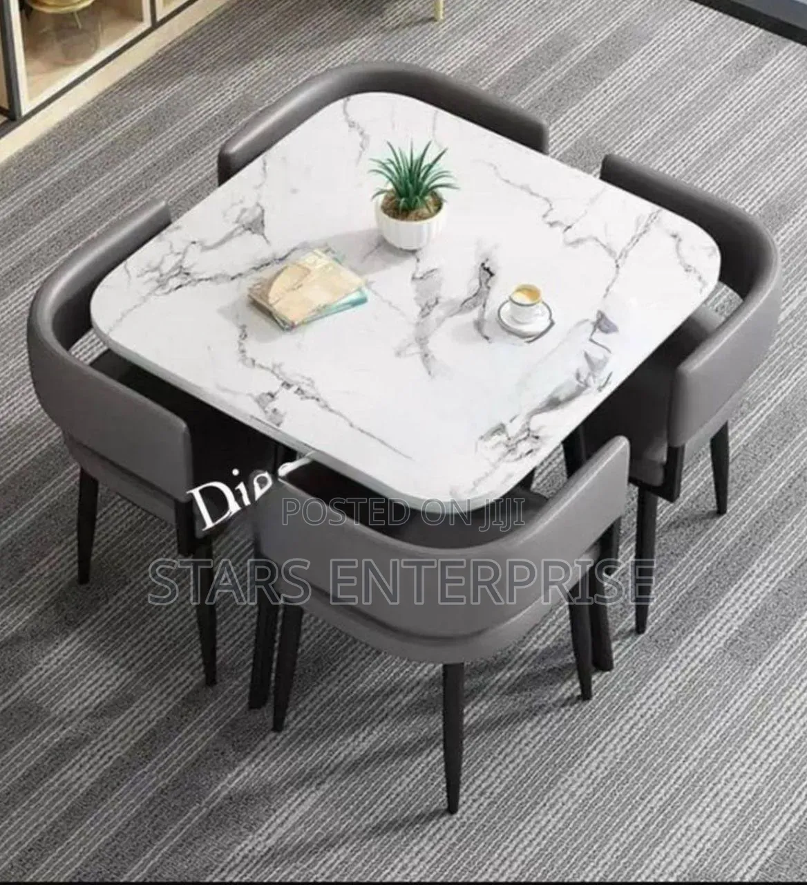 4 Seater Deluxe Marble Dining