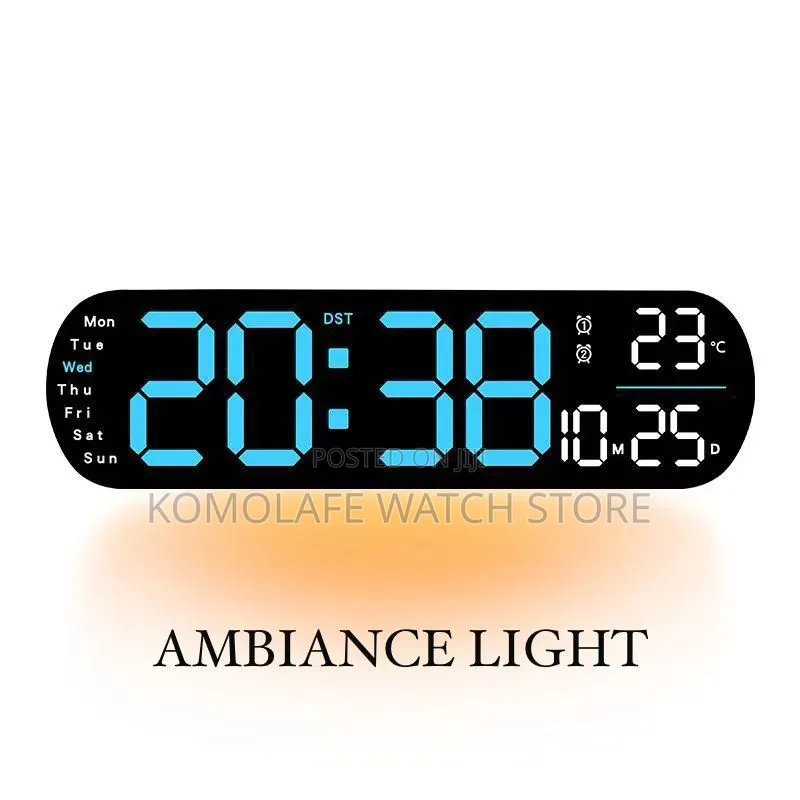 Digital Ambulance Light Clock