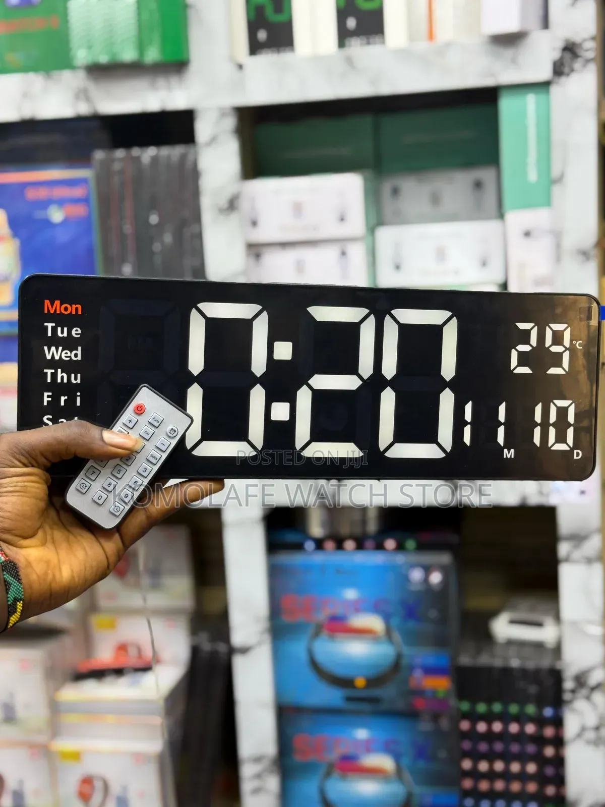 Digital Ambulance Light Clock