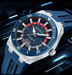 Curren Rubber Analog Chronograph