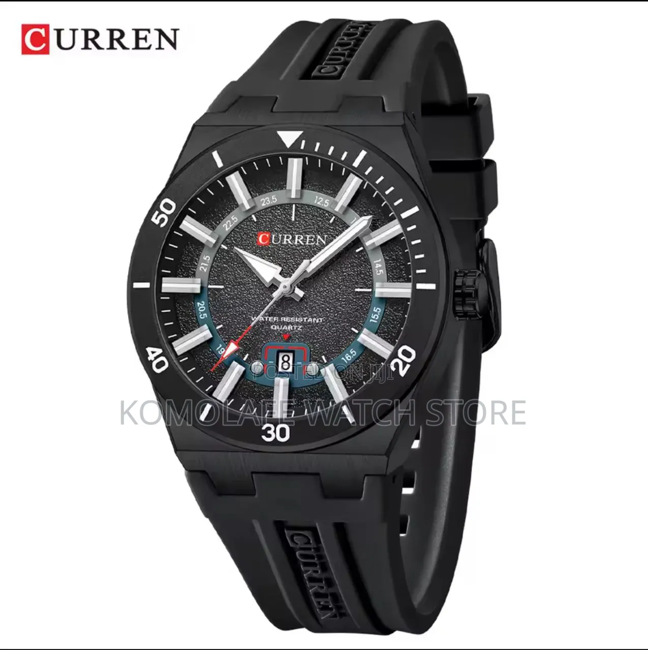 Curren Rubber Analog Chronograph
