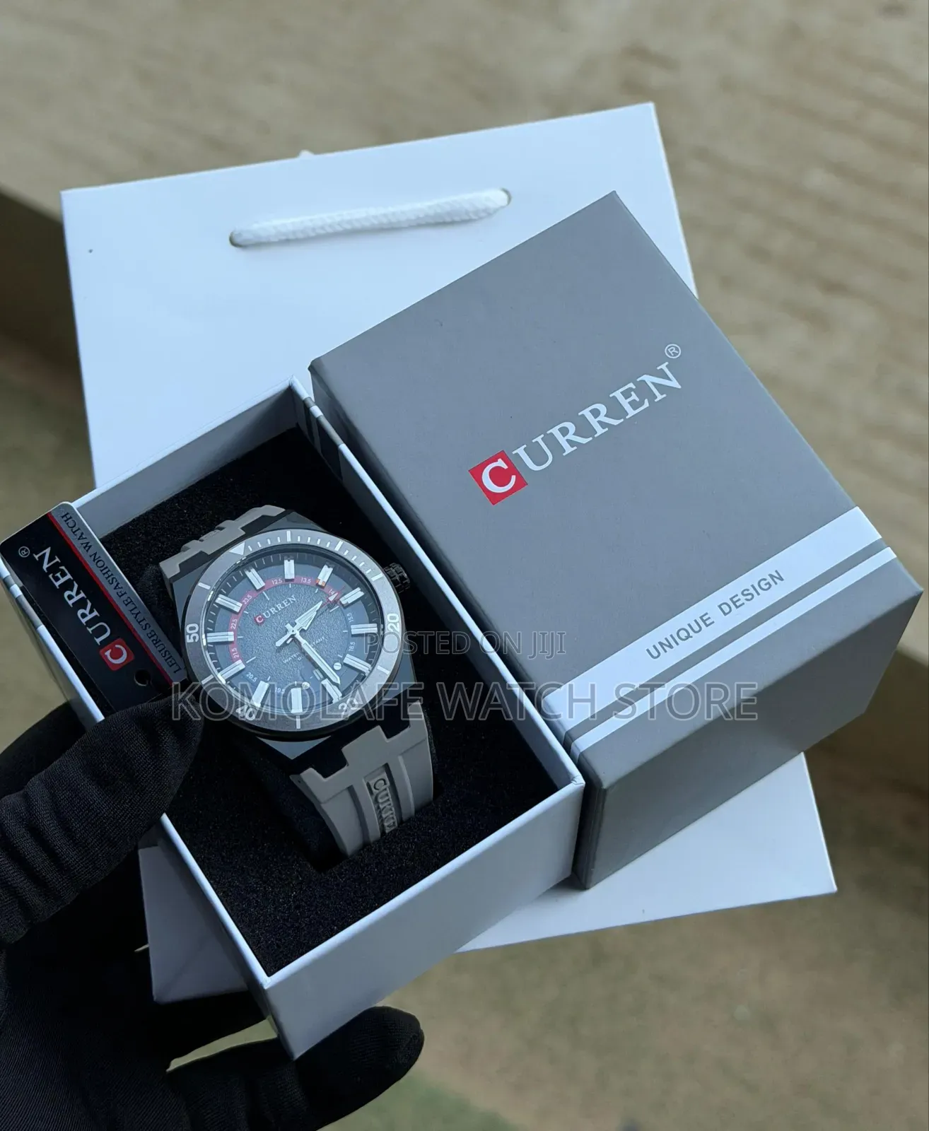 Curren Rubber Analog Chronograph