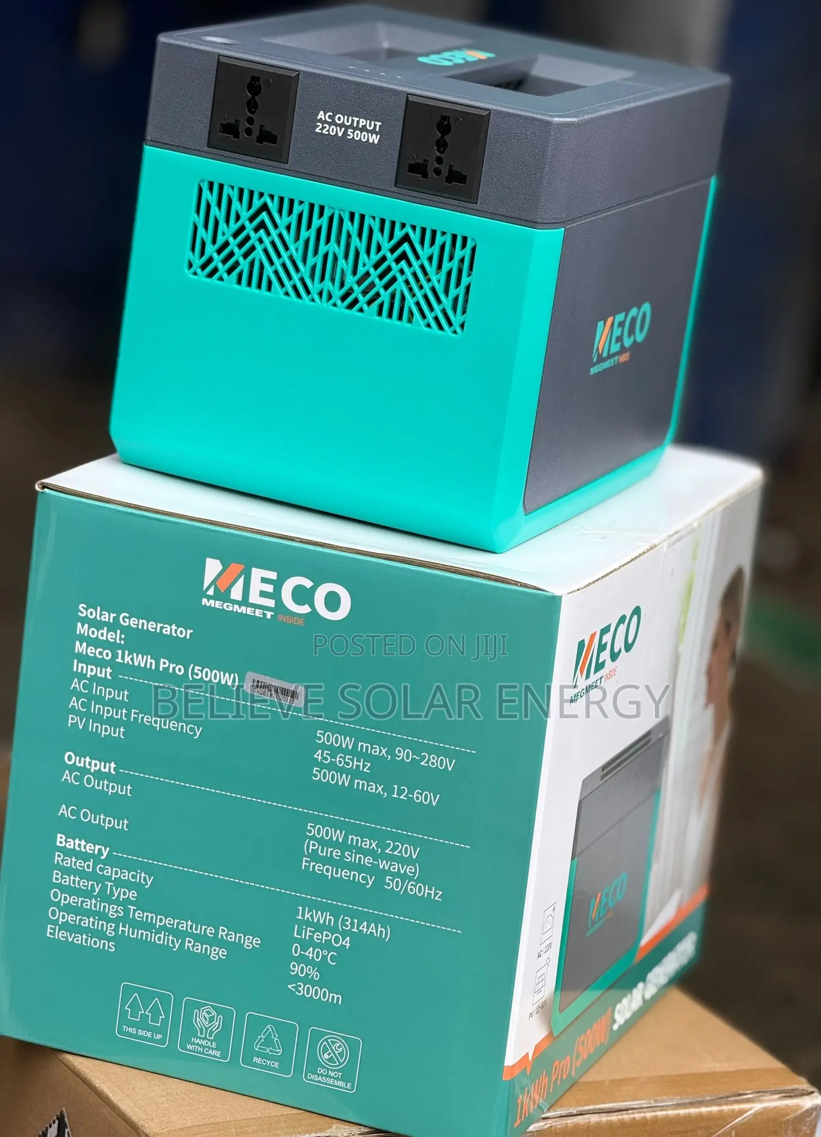 Meco 1kwh Solar Generator 500w