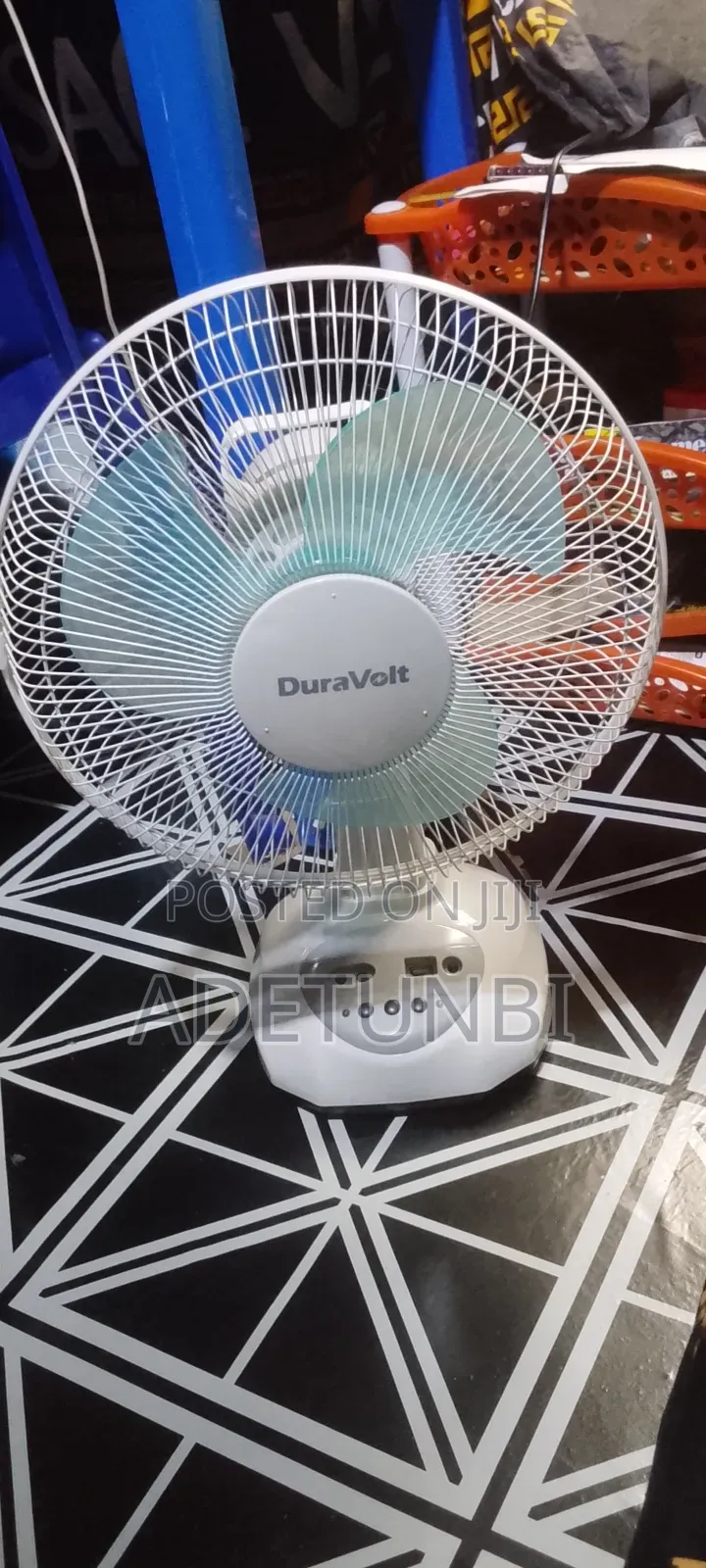 Solar Rechargeable Fan