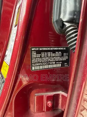 BMW X3 2012 Red