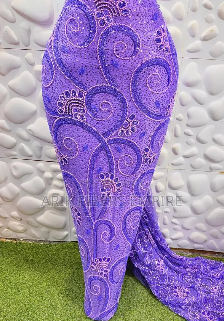 Embroidered Beaded Lace
