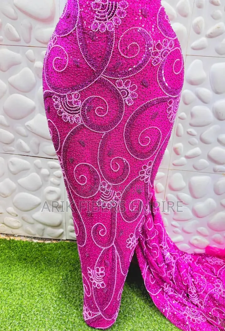 Embroidered Beaded Lace