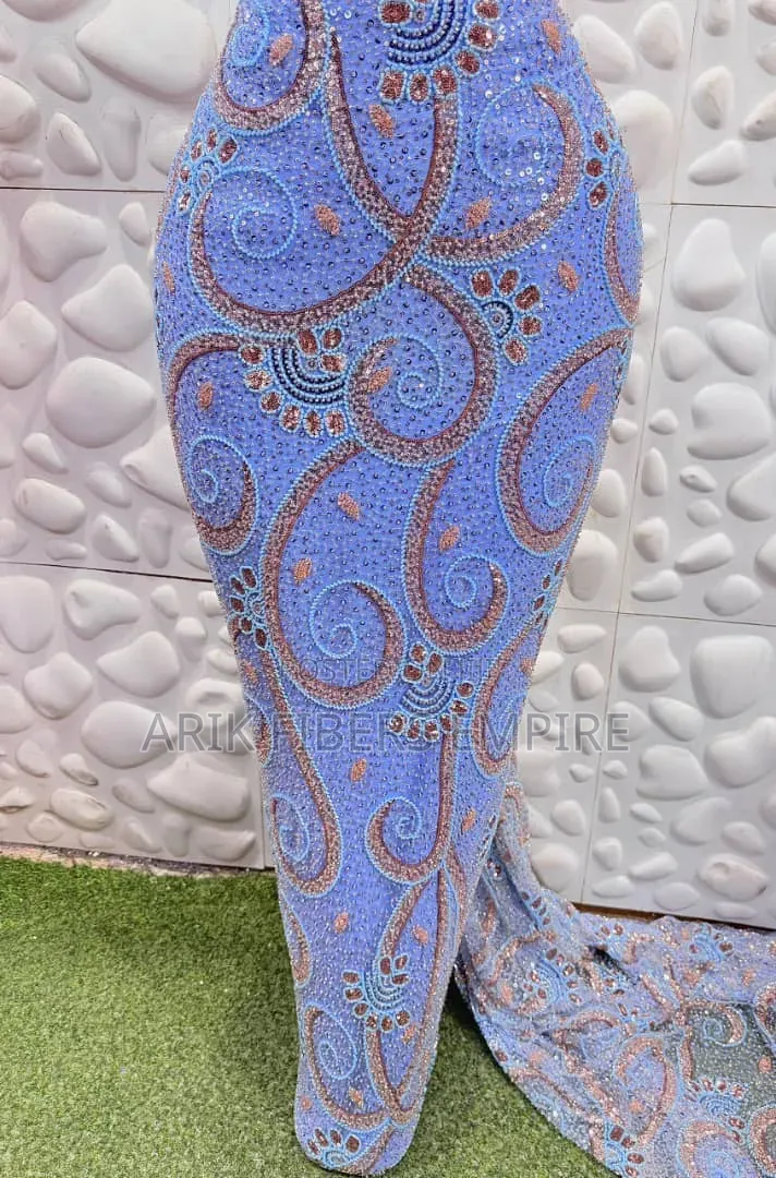 Embroidered Beaded Lace