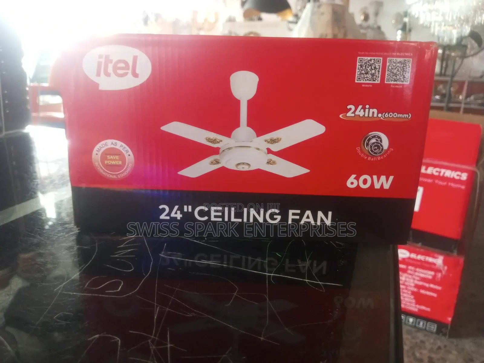 Itel Short Blade Fan 60watts