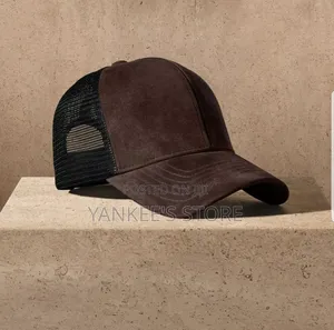 Quality Suede Trucker Plain Cap