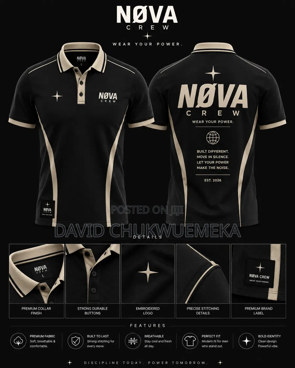 Nova Crew Up and Down Unisex Outfit