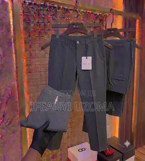 Premium Luxury Italian Pants Trousers Stoft Material