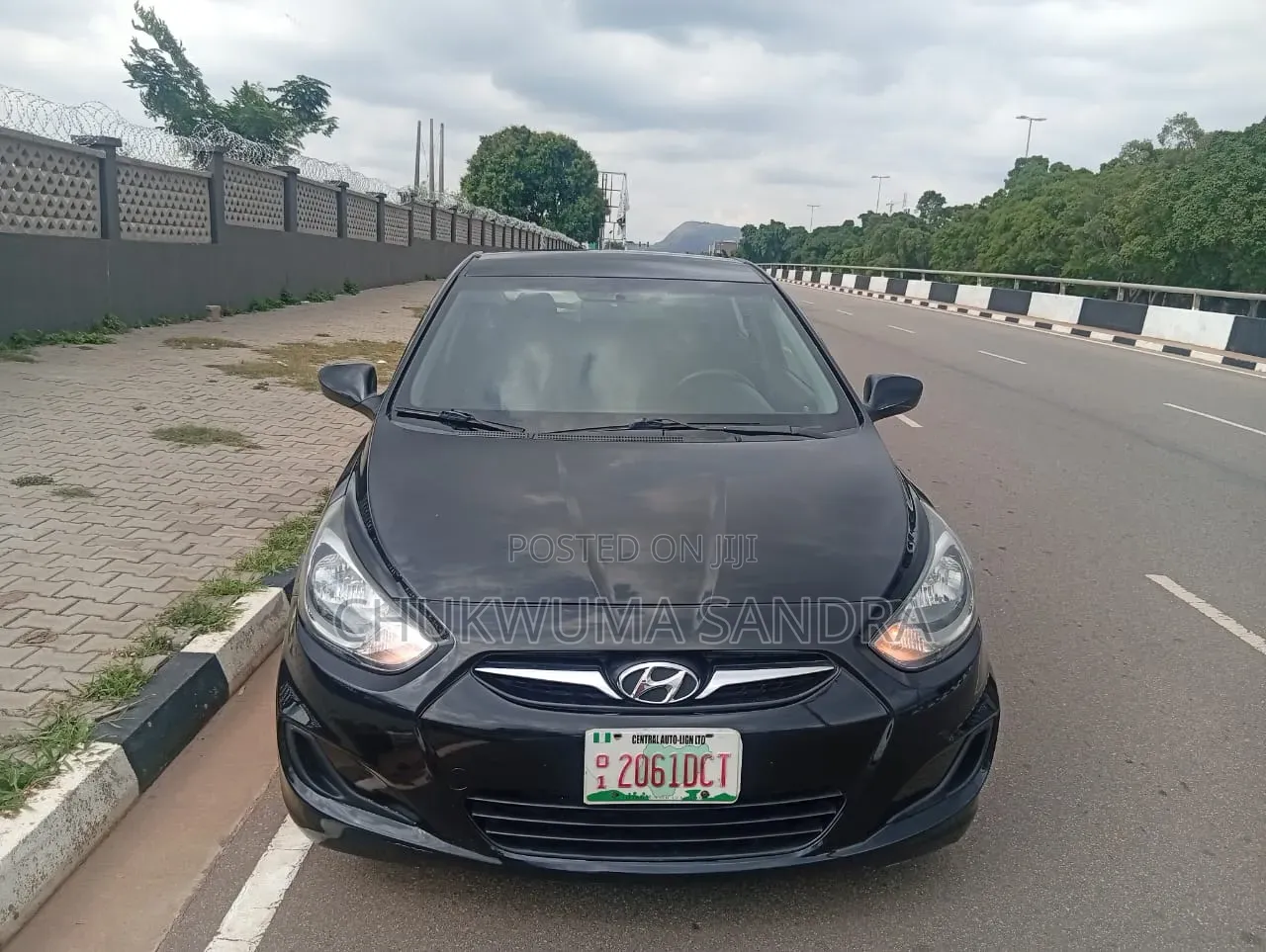 Hyundai Accent 2012 Black