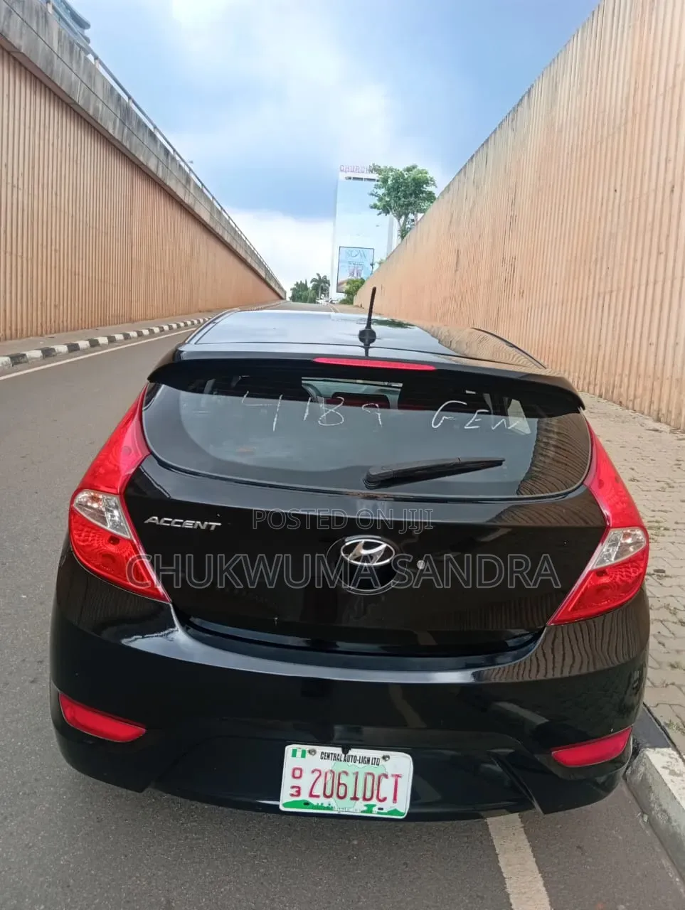 Hyundai Accent 2012 Black