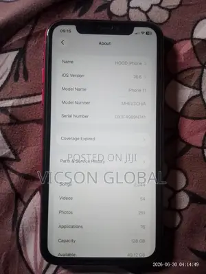 Apple iPhone 11 128 GB Red