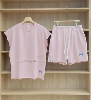 Luxury Tshirt and Short. Two Piece Clothing