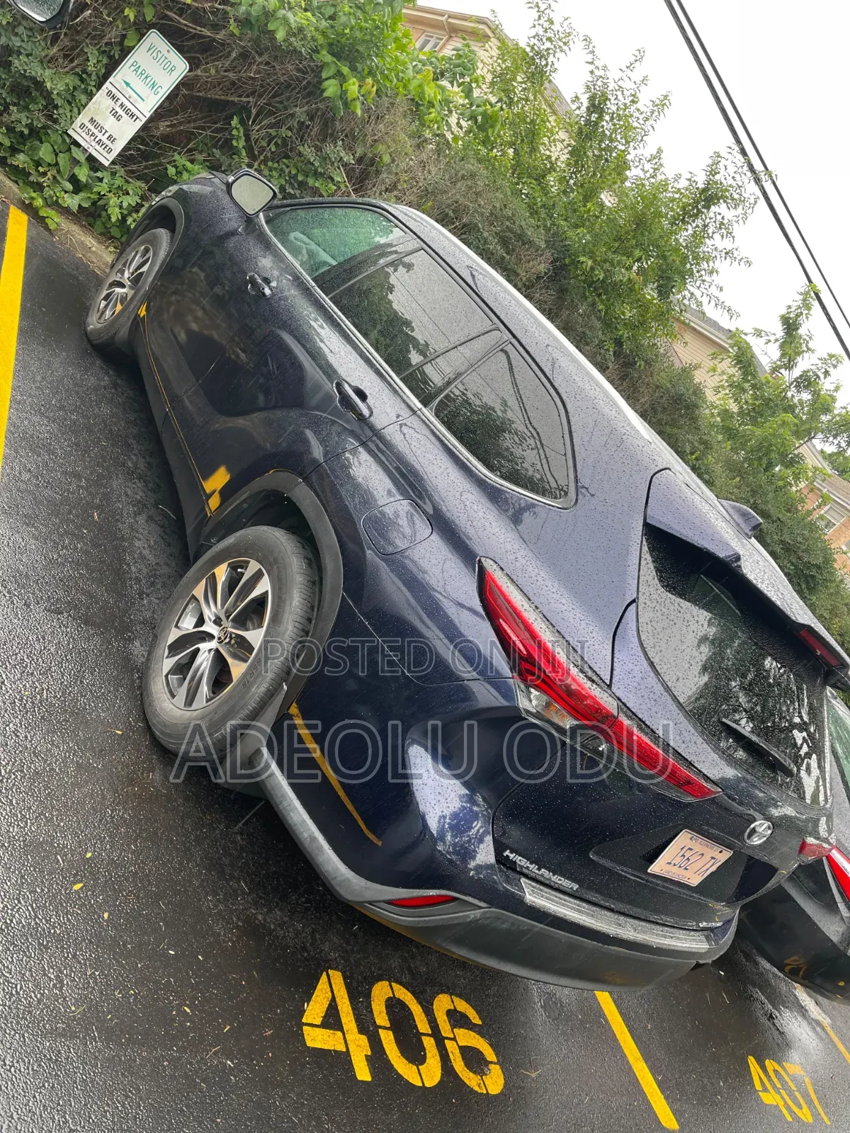 Toyota Highlander 2022 Blue