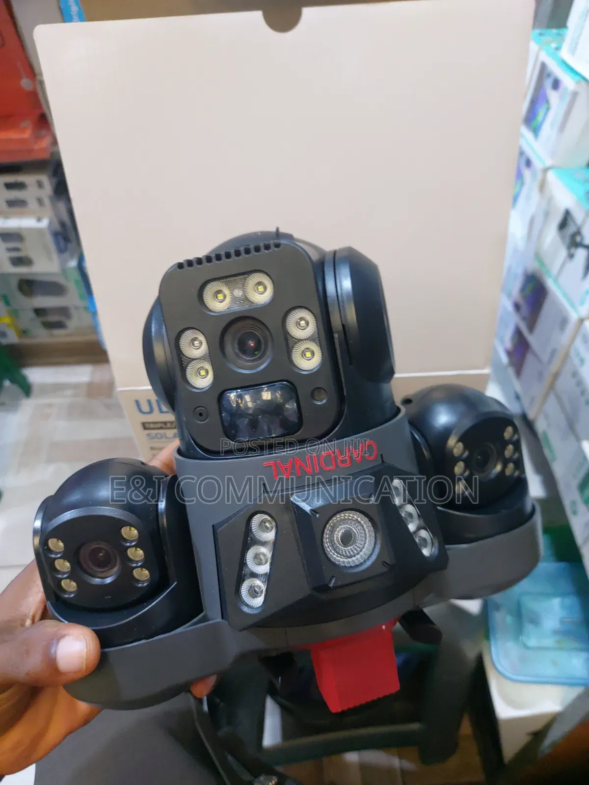 Ultra Hd Solar PTZ Camera.