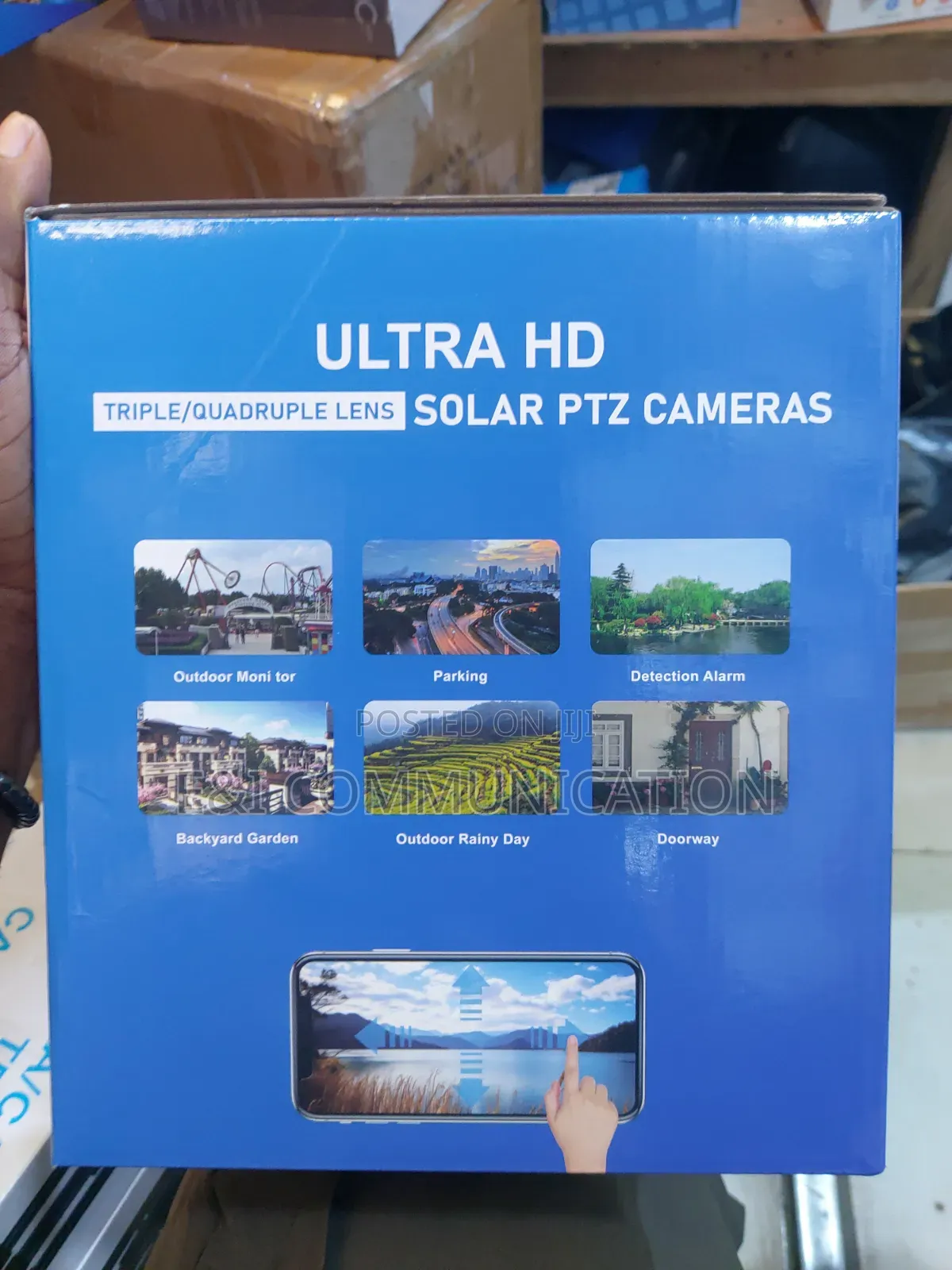 Ultra Hd Solar PTZ Camera.