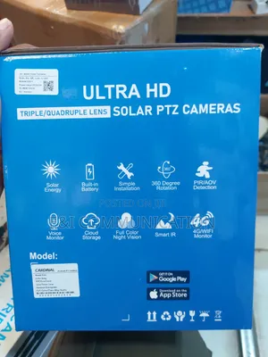 Ultra Hd Solar PTZ Camera.