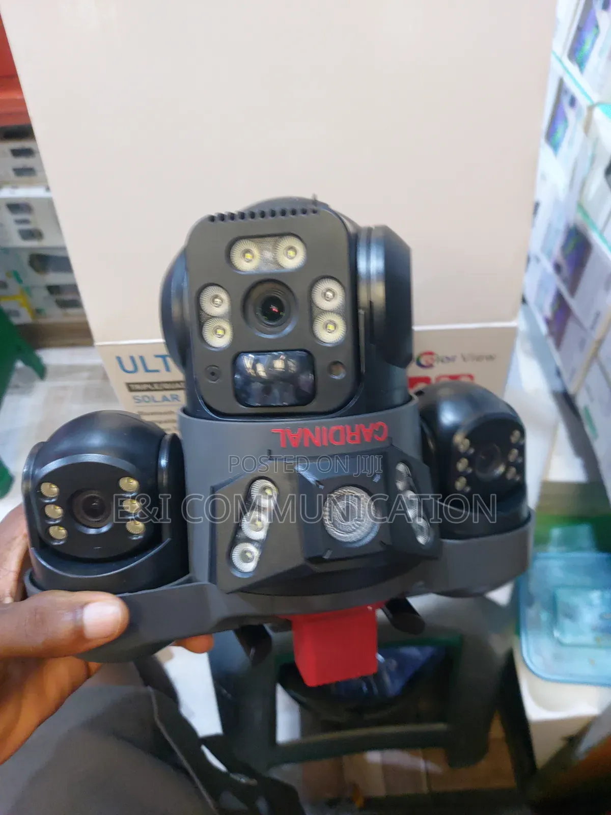 Ultra Hd Solar PTZ Camera.