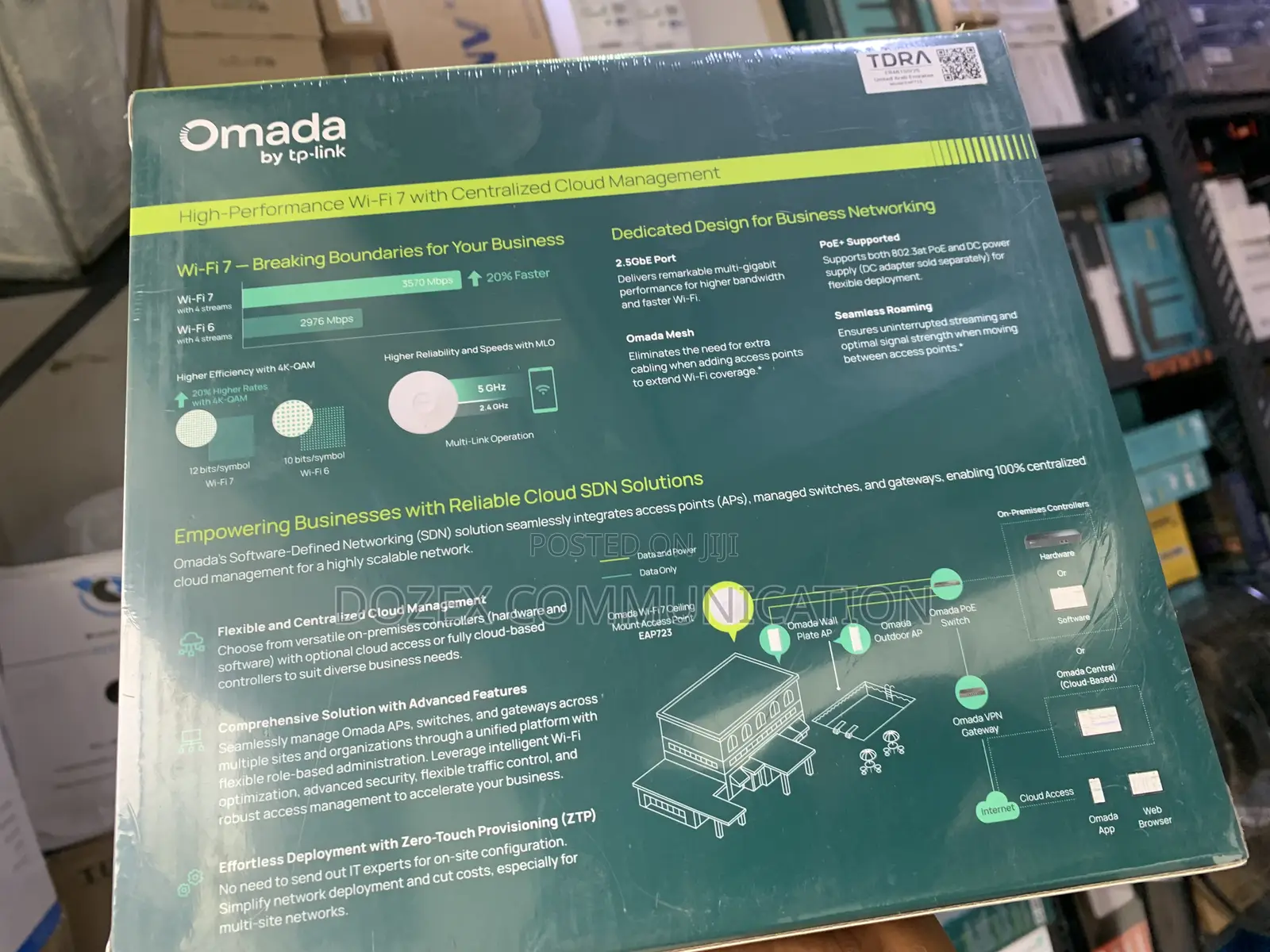 Tplink Eap723 Ceiling Mount Access Point Dual Band Wi-Fi 7