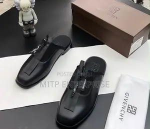 Men’S Leather Mules/Half Shoes