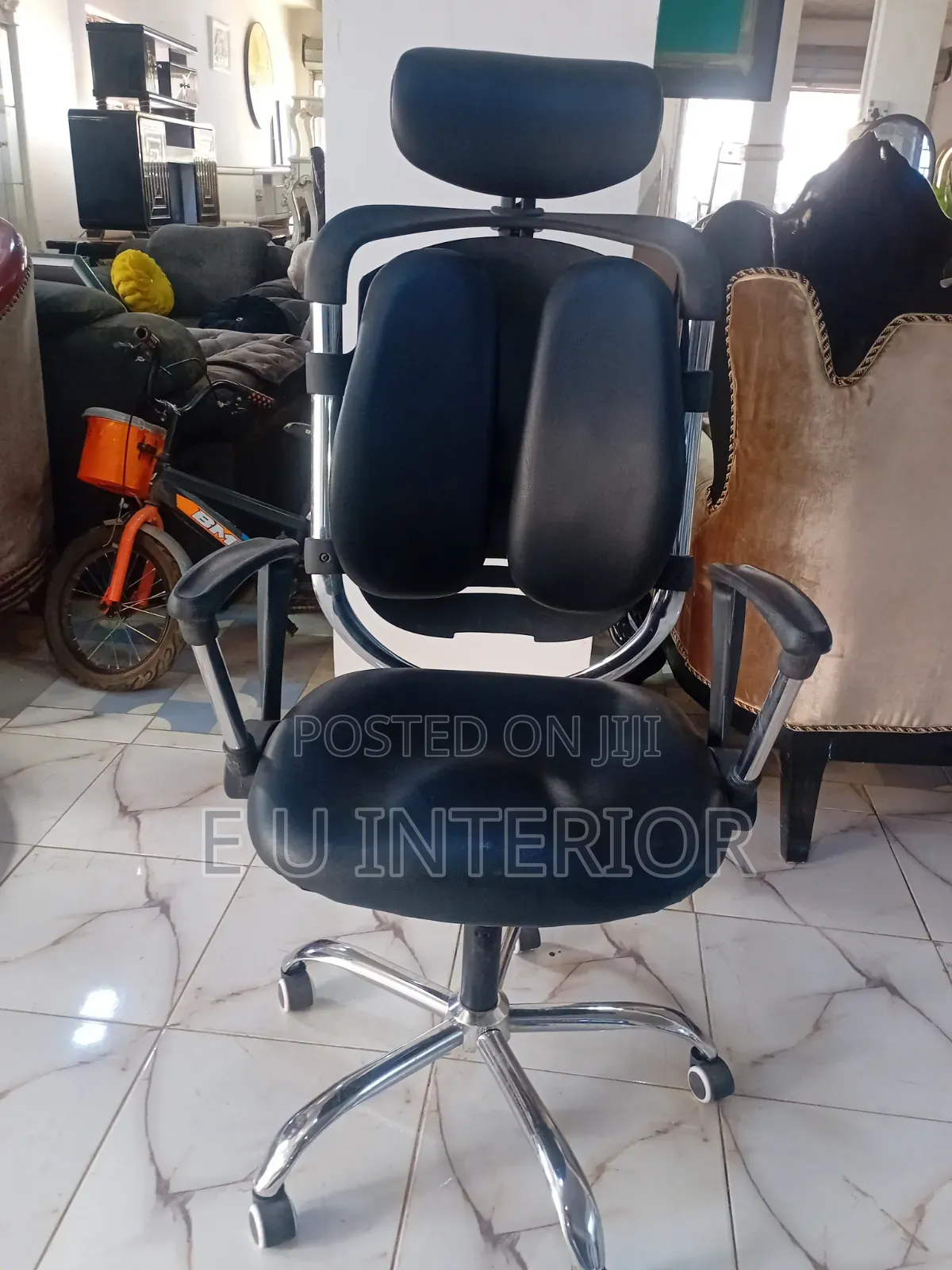 Executive Office Chair/Kidney-Shaped Backrest