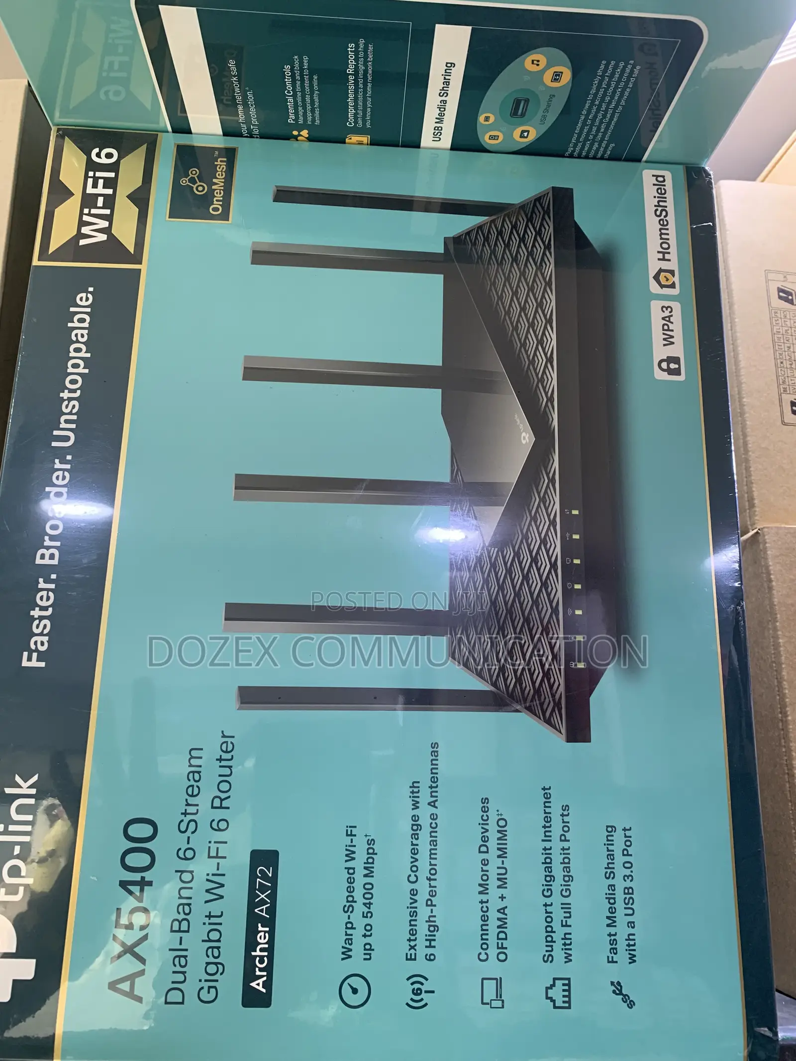 Tp-Link Archer Ax72 Dual Band Wi-Fi 6 Router