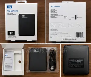 Elements 1tb Portable External Hard Drive – Clean Working Perfectly