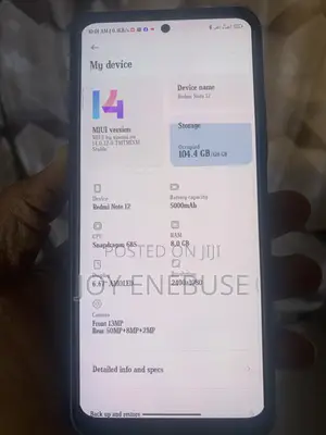 Xiaomi Redmi Note 12 4G 128 GB Red