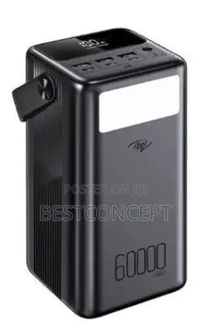 Itel 60000mah 65w Type-C Phone Laptop Power Bank With Lamp