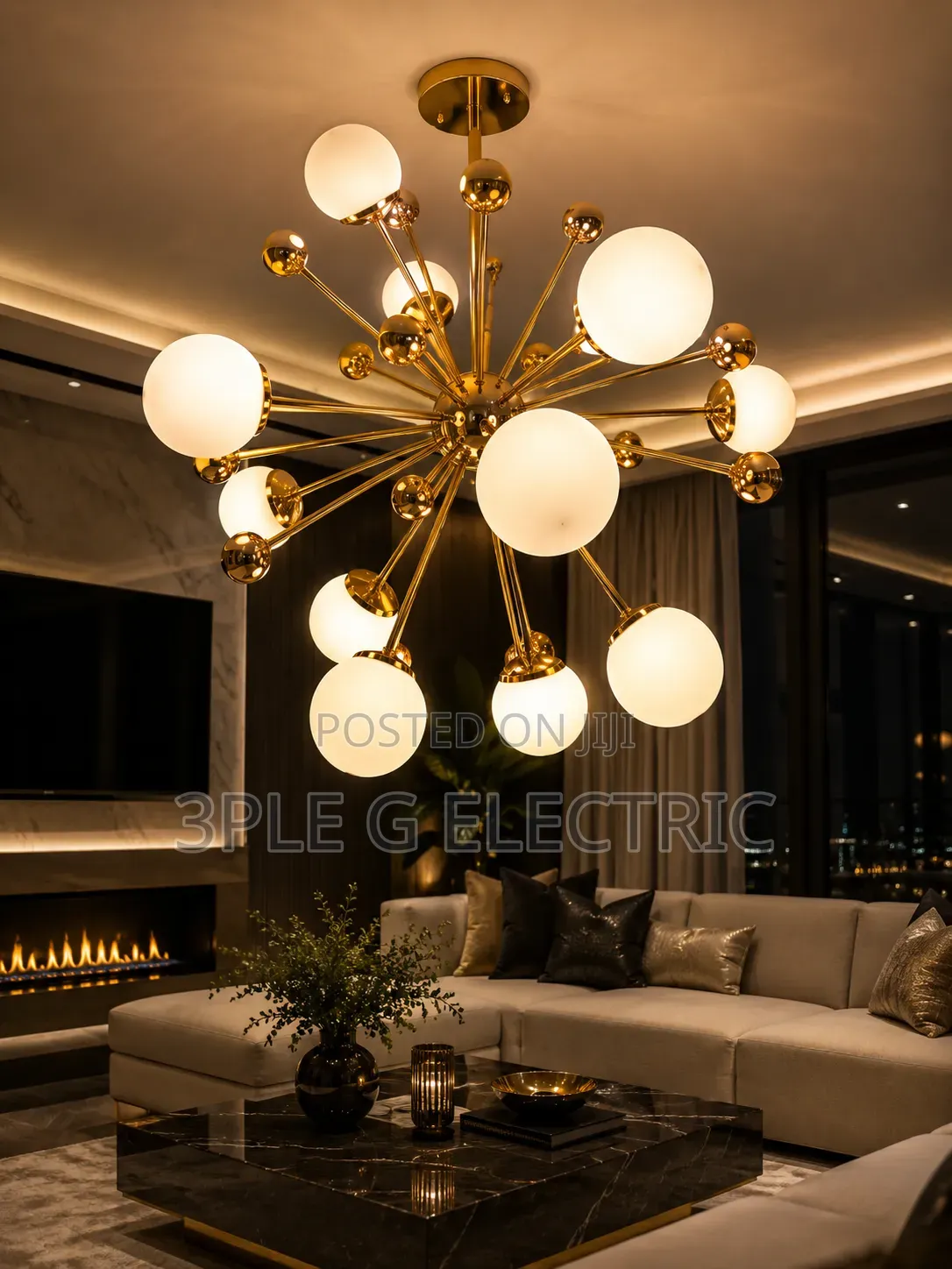 By 12 Hands Nordic Ebola Chandelier
