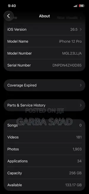Apple iPhone 12 Pro 256 GB White