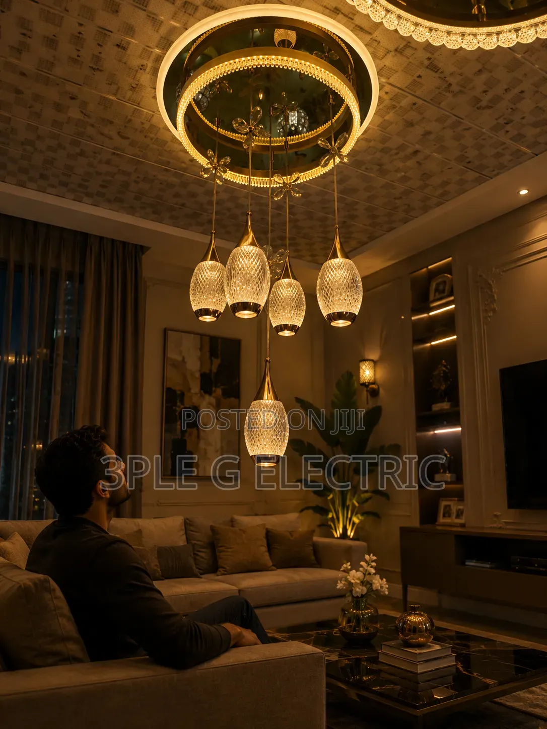 By 5 Dropping Chandelier