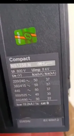 4p 1250a Air Circuit Breaker