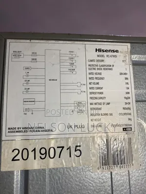Hisense 516l Side-by-Side Refrigerator
