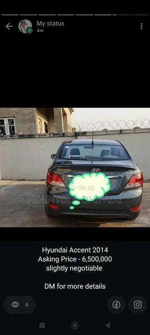 Hyundai Accent 2014 Gray