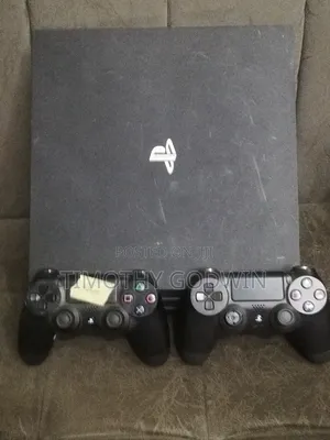 Uk Used Ps4 Pro With Game and 2 Controllers
