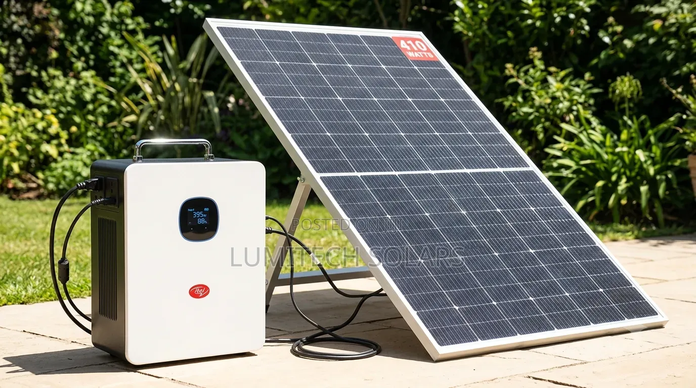 Itel Power Tank With 410watts Itel Solar Panel