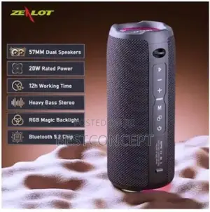 Zealot S49 Pro Portable Bluetooth Speaker With Led Flashlight