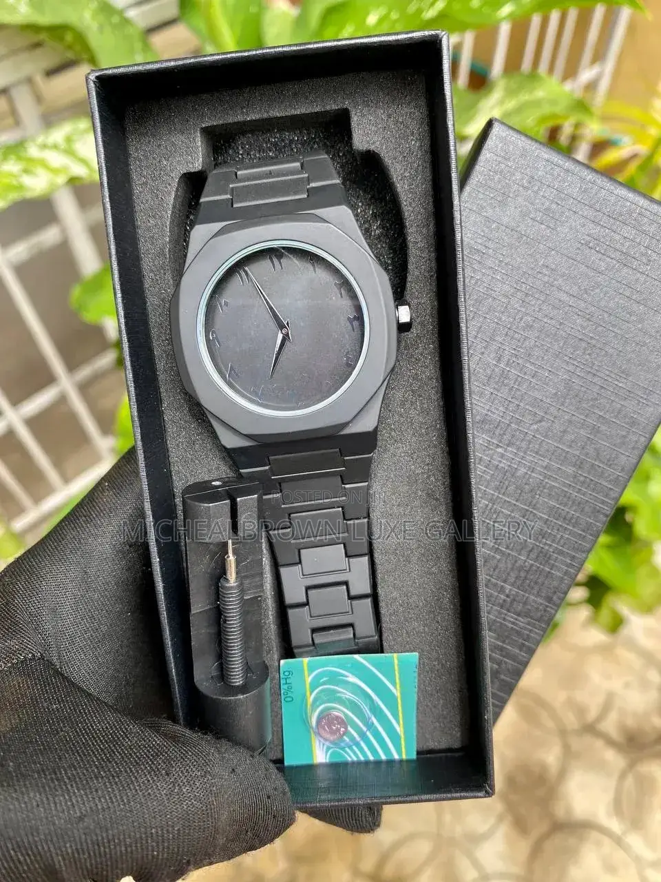 Valenzo Matte Black Watch
